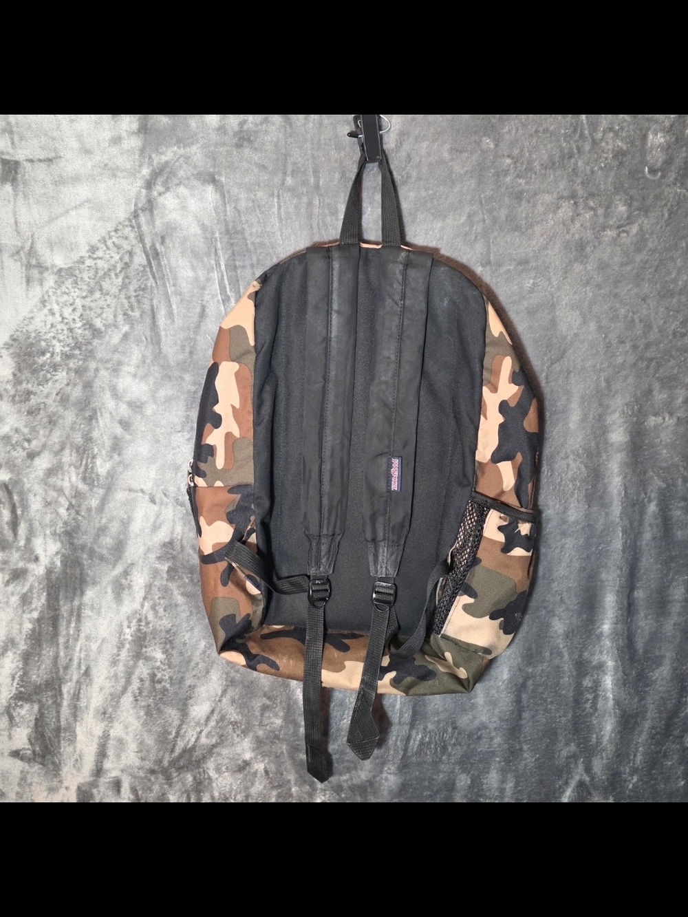 Jansport Brown Cross Town Camo Backpack - Picture 2 of 3